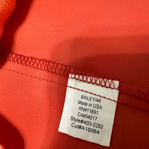 Bailey 44 Salmon Nessa Skirt Size Small In Orange - Picture 8 of 9